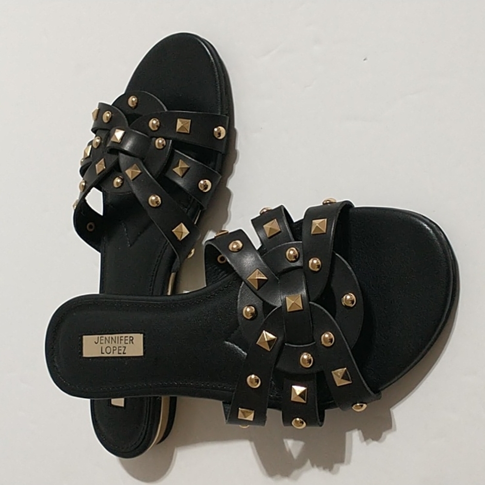 Jennifer Lopez studded Slide Sandals - Picture 2 of 6